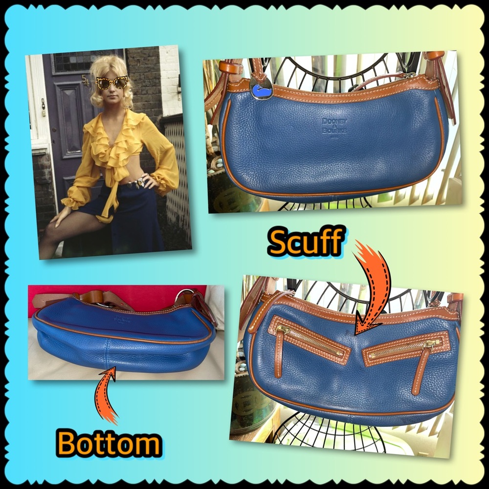 Dooney & Bourke “1975” Pebble Grain Leather Hobo - Picture 2 of 6